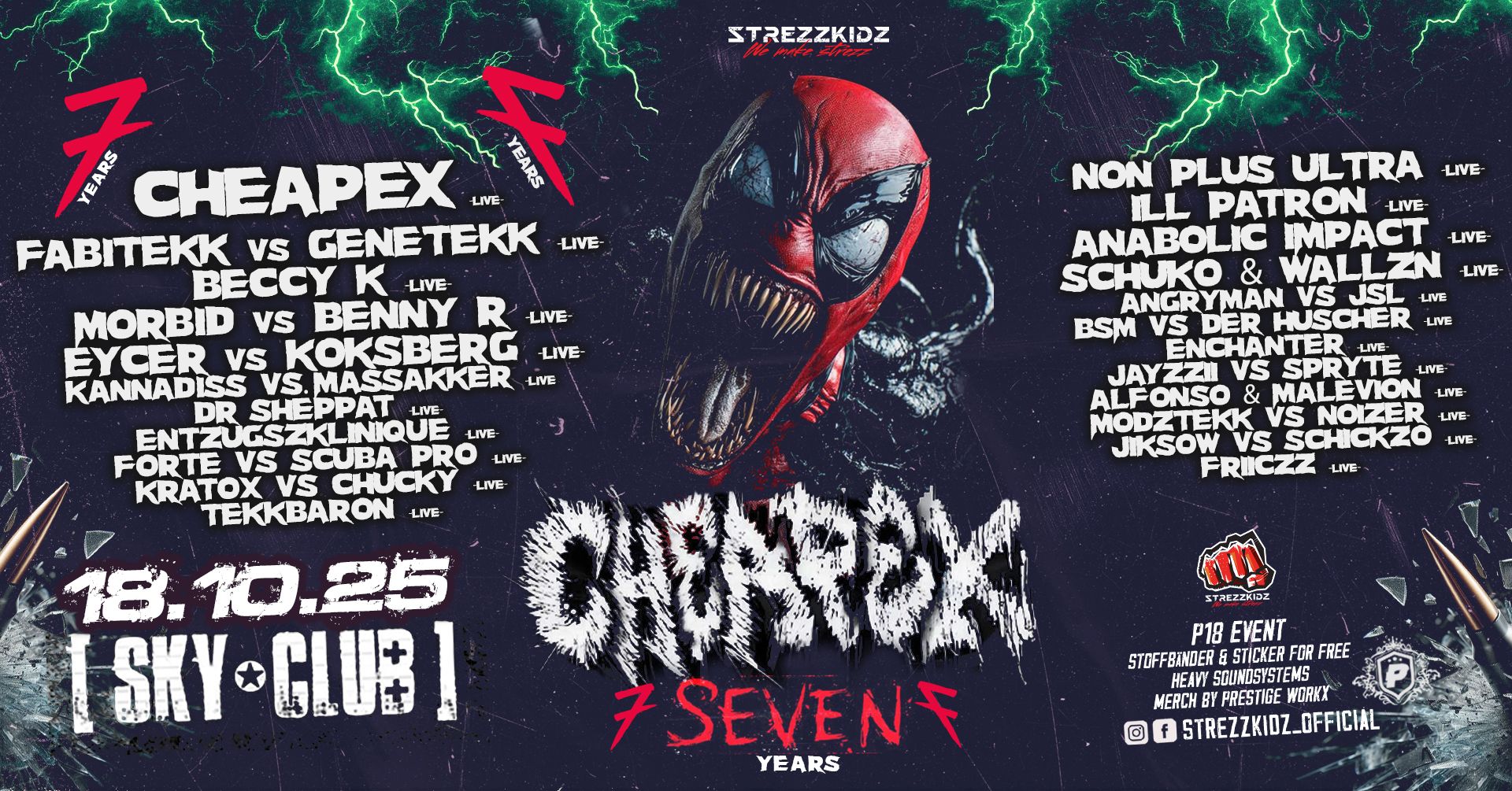Foto - Sa. 18.10.2025 - Strezzkidz pres. 7 Years Cheapex